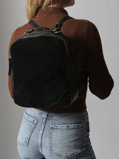 Rugzak Torrow Zwart brodery TBRO02 ander zicht 1