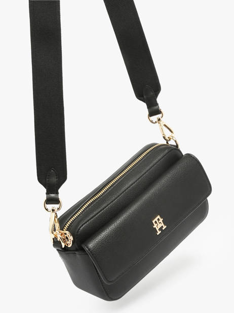 Cross Body Tas Th Distinct Polyurethaan Tommy hilfiger Zwart th distinct AW17455 ander zicht 1
