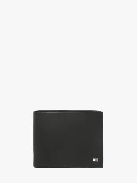 Portefeuille Leder Tommy hilfiger Zwart eton AM00657 ander zicht 1