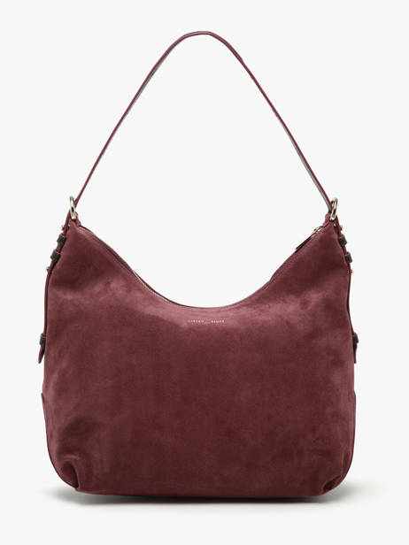 Schoudertas Carrie Suède Leder Nathan baume Violet vogue 1 ander zicht 5