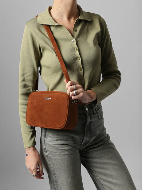 Cross Body Tas Velvet Miniprix Bruin velvet F7511 ander zicht 1