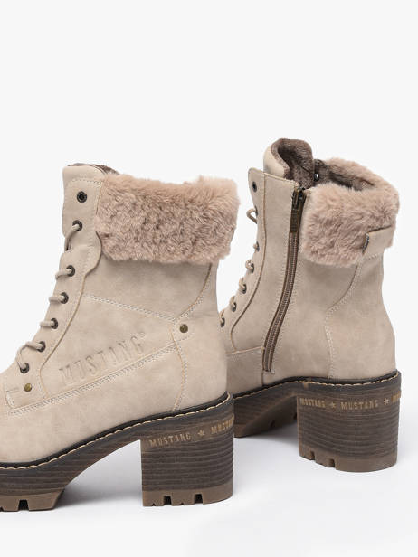 Enkellaarsjes Met Hak Mustang Bruin women M0132003 ander zicht 2