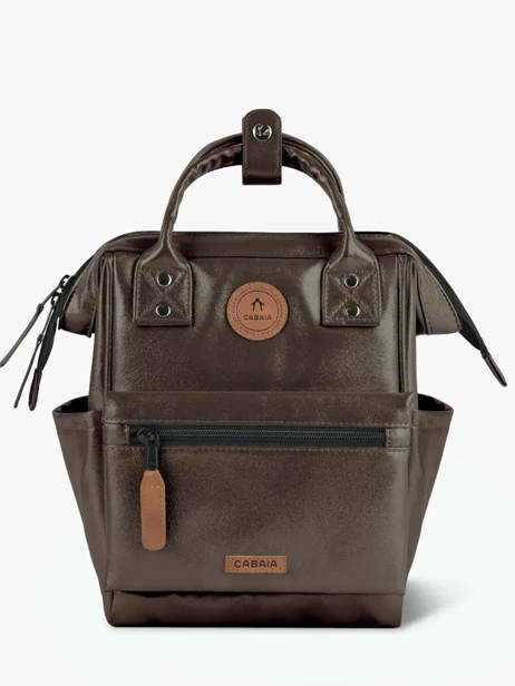 Rugzak 1 Compartiment Cabaia Bruin adventurer XS