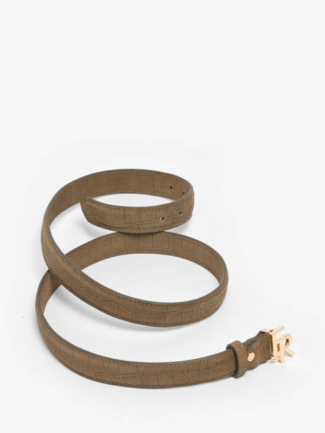 Riem Equestre Croco Etrier Bruin equestre croco EECQ414C ander zicht 3