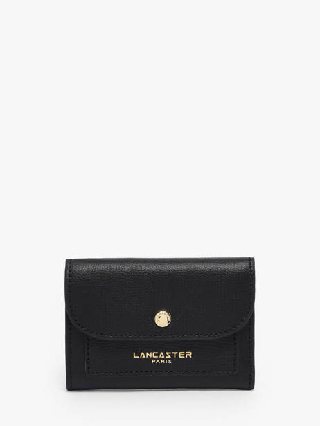 Portemonnee Leder Lancaster Zwart sierra pm 14