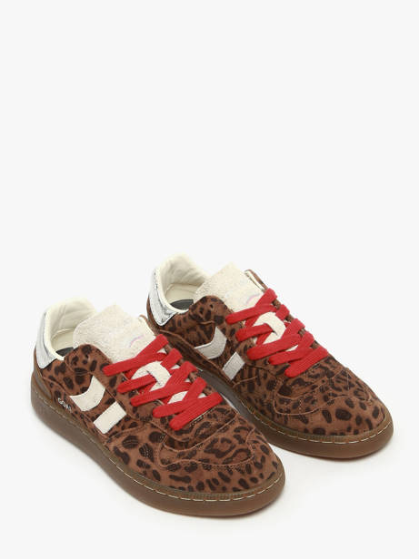 Sneakers Goal En Cuir Coolway Bruin women 7603298 ander zicht 1