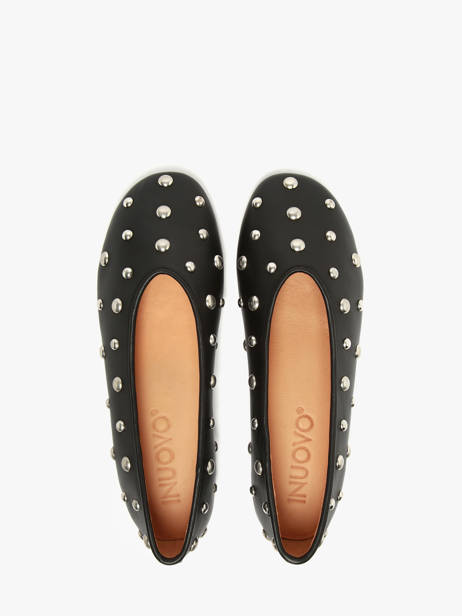 Ballerinas Uit Leder Inuovo Zwart women MDC022 ander zicht 3