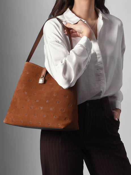 Schoudertas K Autograph Leder Karl lagerfeld Bruin k autograph B1W30105 ander zicht 1