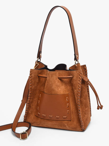 Handtas Velvet Caviar Leder Milano Bruin velvet caviar VC25113 ander zicht 2