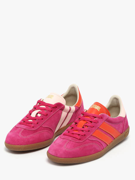 Sneakers Uit Leder Caval Roze women BAPULS79 ander zicht 1