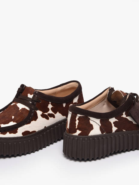 Derby Veterschoenen Met Platformzool Uit Leder Clarks Bruin women 26186666 ander zicht 2