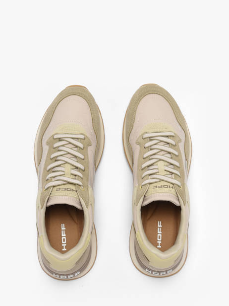 Sneakers Uit Leder Hoff Groen men 12602006 ander zicht 4