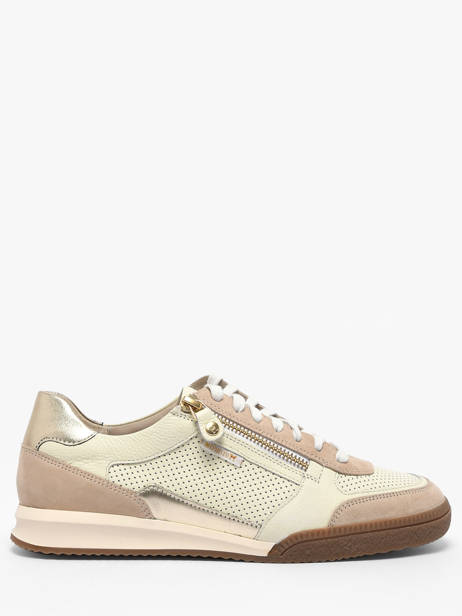 Sneakers Uit Leder Mephisto Beige women P5147016