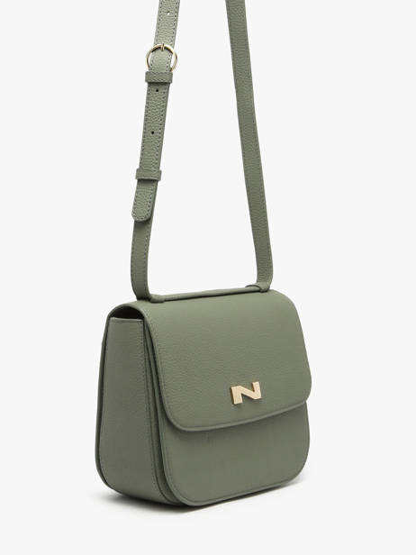 Cross Body Tas Ulysse Leder Nathan baume Groen odyssey 2 ander zicht 2