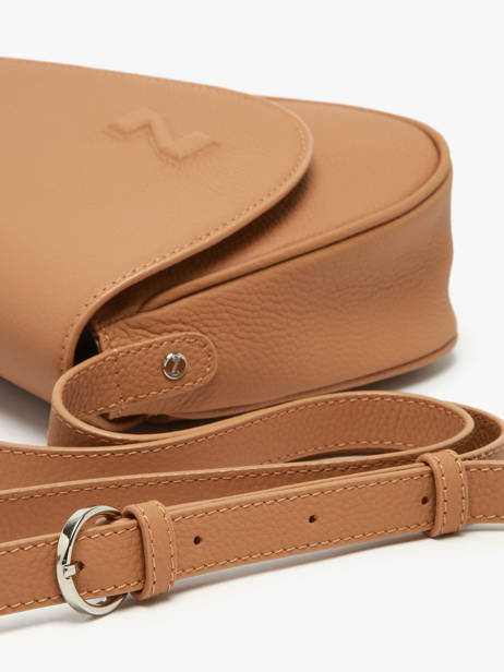 Cross Body Tas Sunny Leder Nathan baume Bruin n city 6 ander zicht 3