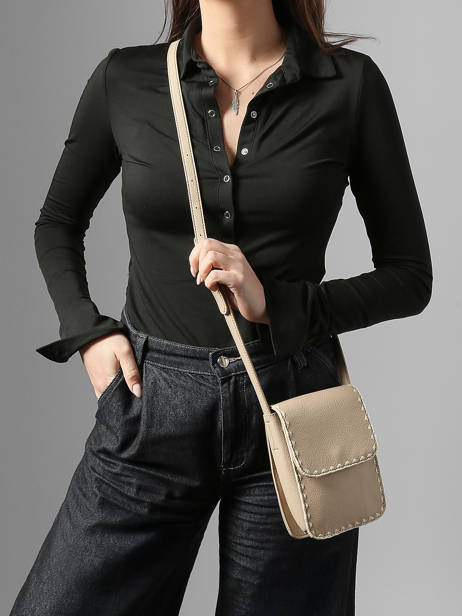 Cross Body Tas Brodery Miniprix Beige brodery 19675 ander zicht 1