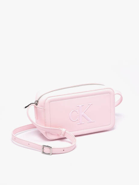 Cross Body Tas Bold Calvin klein jeans Roze bold 4F3220G ander zicht 2