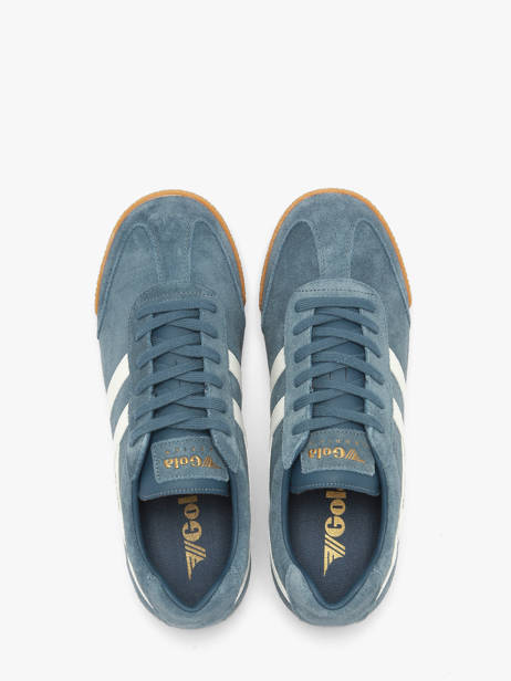 Sneakers Uit Leder Gola Blauw men CMA192HW ander zicht 4