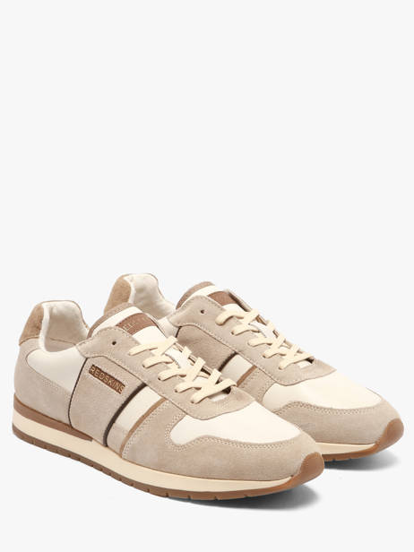 Sneakers Uit Leder Redskins Beige men AFFAIRI3 ander zicht 1