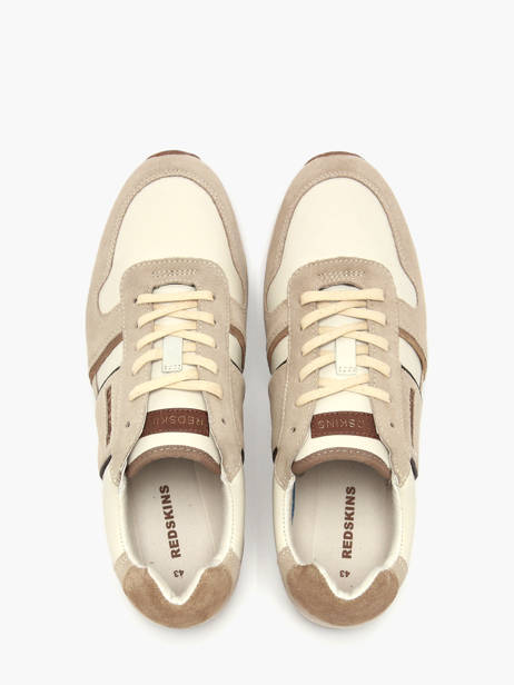 Sneakers Uit Leder Redskins Beige men AFFAIRI3 ander zicht 3