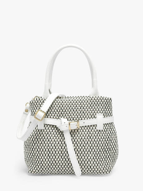 Schoudertas Raphia Milano Wit raphia RA260202