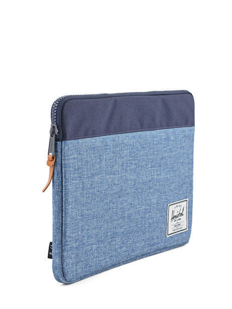 Laptophoes Herschel Blauw classics 10054-11 ander zicht 2
