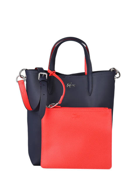 Schoudertas Anna Omkeerbaar Lacoste Blauw anna NF2991AA ander zicht 1