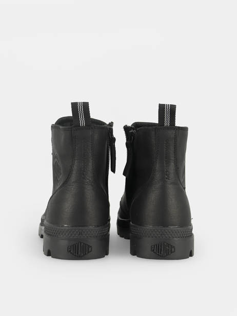 Pampa Zip Enkellaarsjes Uit Leder Palladium Zwart men 76888008 ander zicht 3